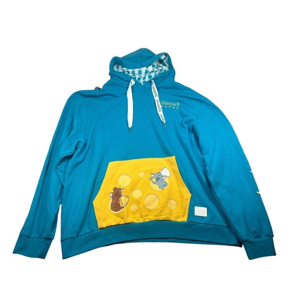 Loungefly Pixar Disney‎ Ratatouille Gusteau's Restaurant XXXL 3XL Hoodie NWT